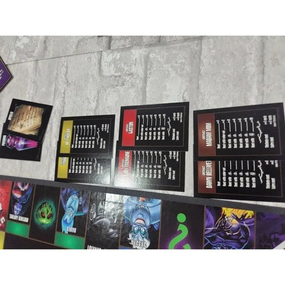 Monopoly: Disney Villains Edition Board Game for Kids Ages 8+ COMPLETE LIKE NEW!